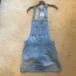 Denim Skirt/Dress Overalls